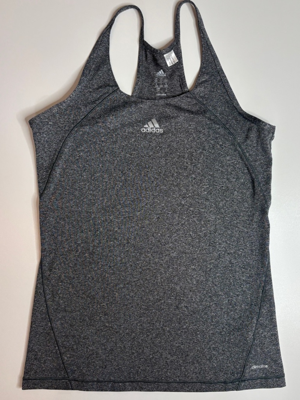 Adidas Climalite Gray Racerback Tank Small
